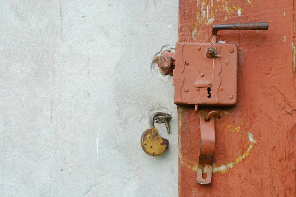 Porta de madeira — Fotografia de Stock