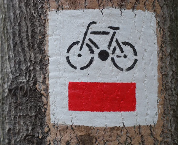 Rowerów znak — Zdjęcie stockowe
