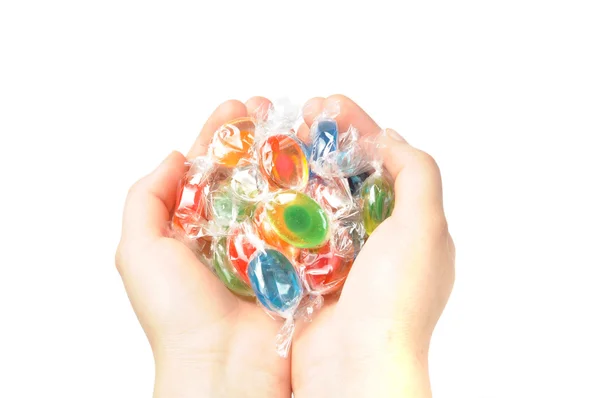 stock image Hands with candies