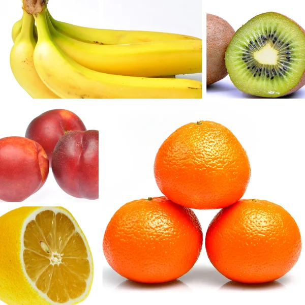 Frukt kollage — Stockfoto