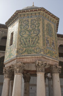 Umayyad Mosque, a decorative detail, Damascus clipart