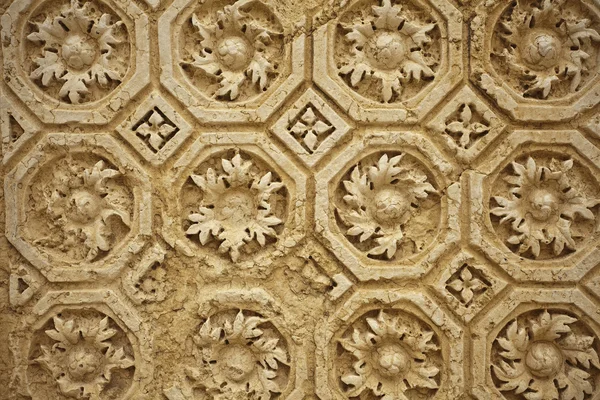 Декоративні кам'яної різьби в стародавньої Пальміри, Сирійська Арабська Республіка — стокове фото