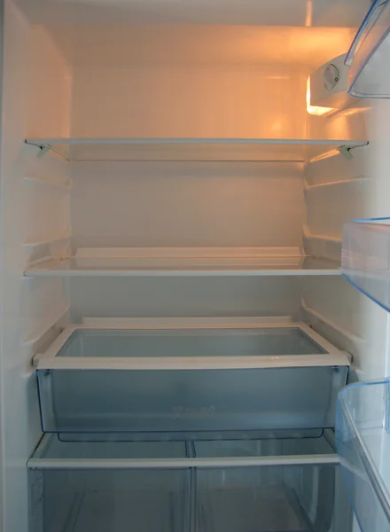Leerer Kühlschrank Stockbild