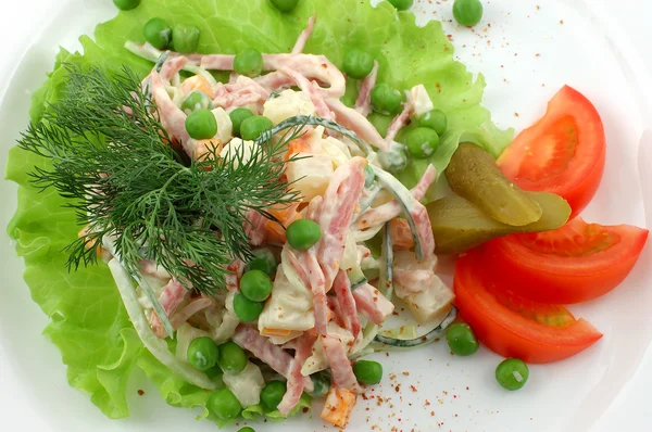 Salat aus frischem Gemüse — Stockfoto