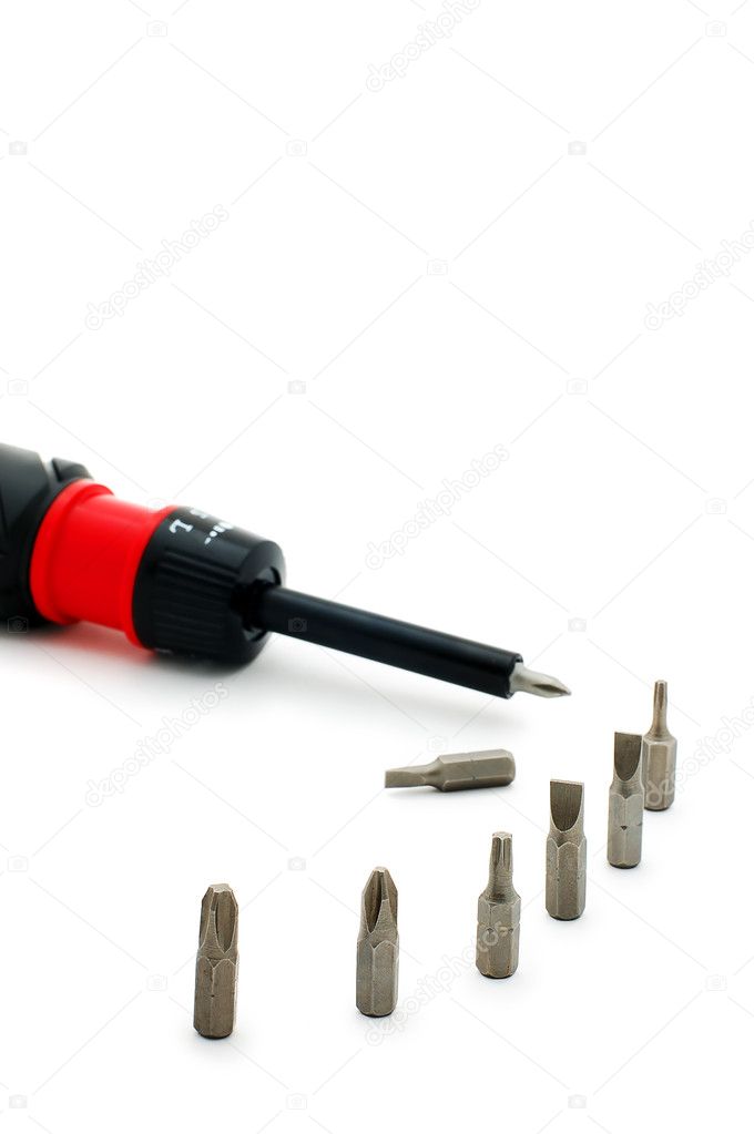 Screw-driver with nozzles