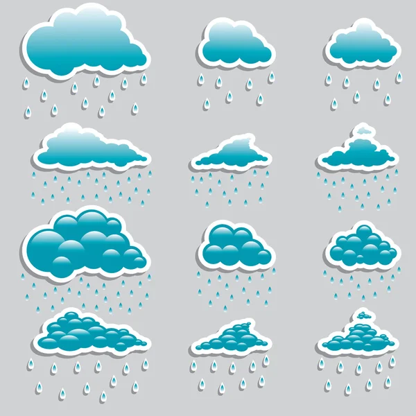 Універсальні піктограми - Встановіть (Погода) для вас — стоковий вектор