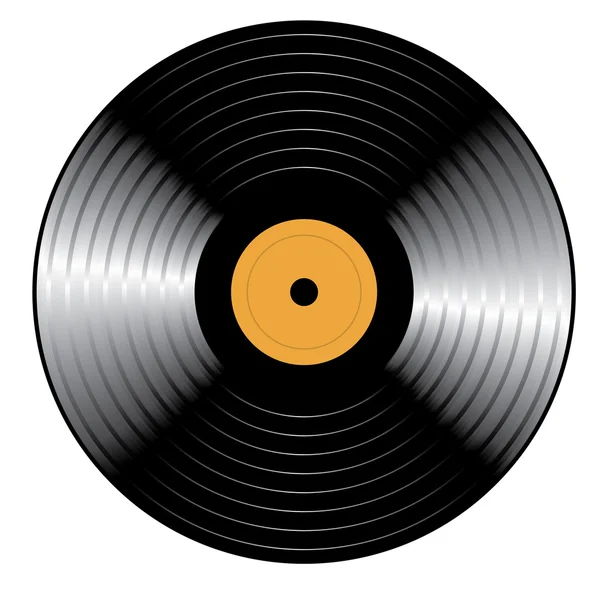 Retro vinyl Record. Ilustración vectorial — Vector de stock