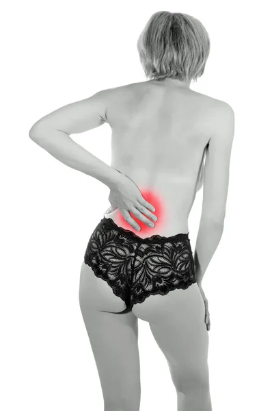 stock image Woman With Back Pain