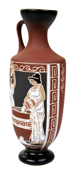 Isolated antique ceramic vessel — Stock Photo, Image