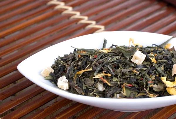 Sypkie herbaty liściaste — Zdjęcie stockowe