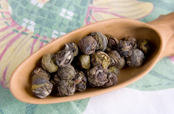 Zielony liść herbaty — Zdjęcie stockowe