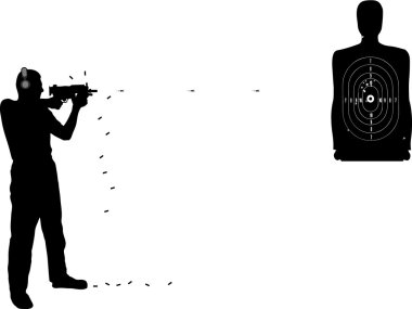 Shooting target clipart