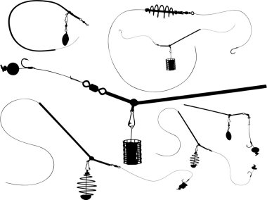Fishing feeder accessories clipart