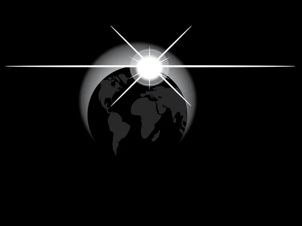 Lumière terrestre — Image vectorielle