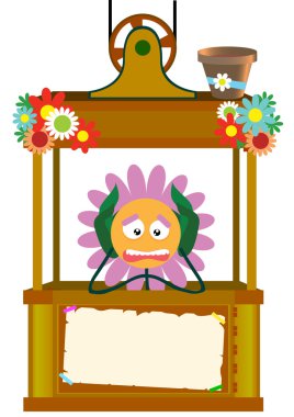 Chamomile in the lift clipart