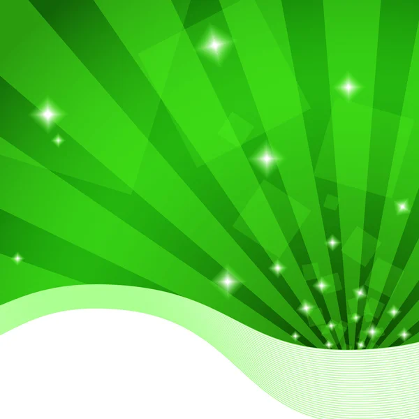 Gyönyörű zöld háttér — Stock Vector