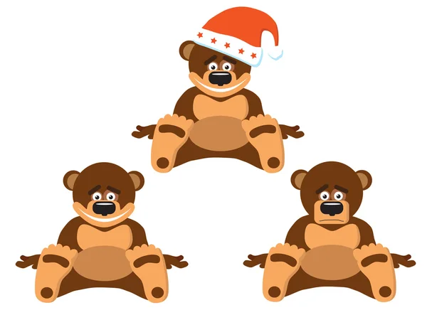 三只熊的插图 — 图库矢量图片