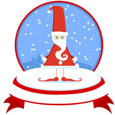 Original Santa. A vector illustration clipart