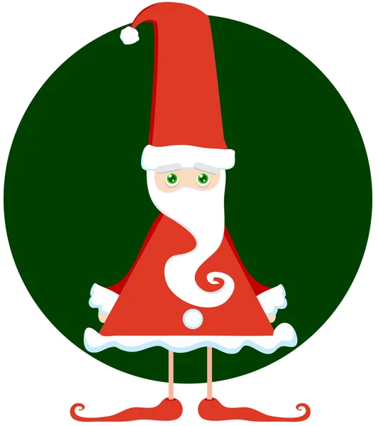 Eredeti Santa. Egy vektoros illusztráció — Stock Vector