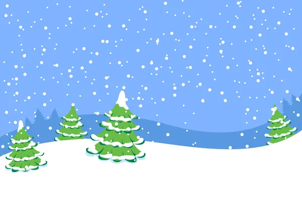 Excellent winter background. A vector illustration — Stock Vector