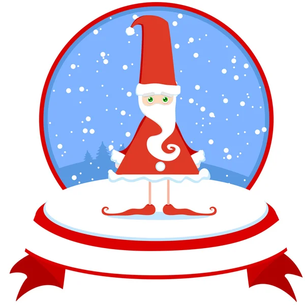 Original Santa. A vector illustration — Stock Vector