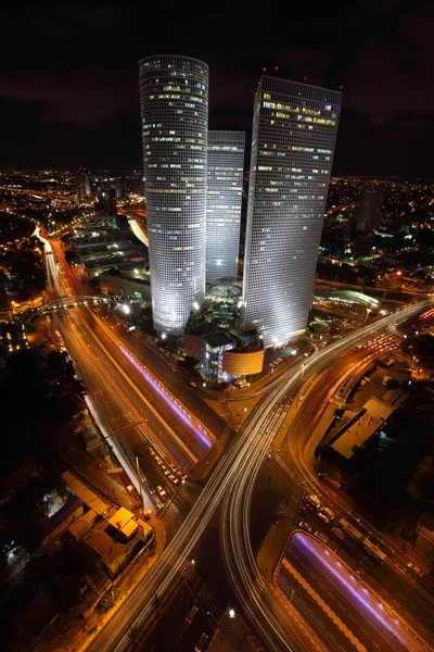 Skyscrapers in the center of Tel Aviv — Stock Photo, Image