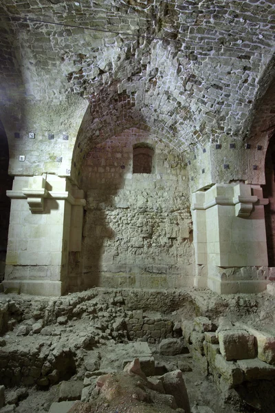 Akr Rycerz Templariuszy zamek, Izrael — Zdjęcie stockowe
