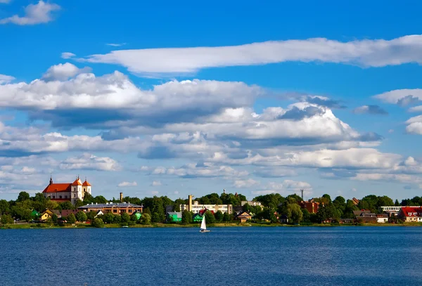 Lago em Trakai — Fotografia de Stock