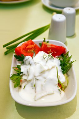 sağlıklı taze meze