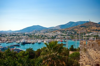 View Of The Harbour From The Castle clipart