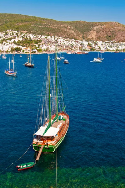 Yacht a Bodrum — Foto Stock