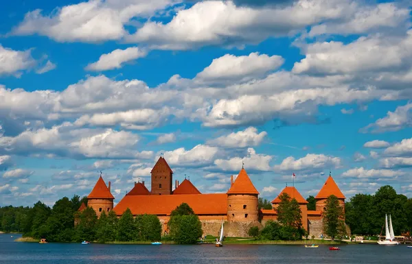 Castillo de Trakai en Lituania — Foto de Stock