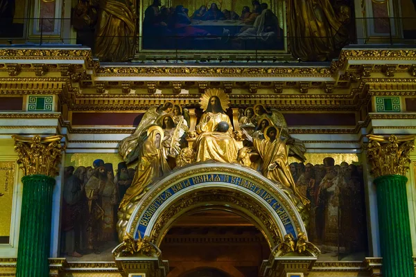Dekorace v katedrále svatého Izáka — Stock fotografie