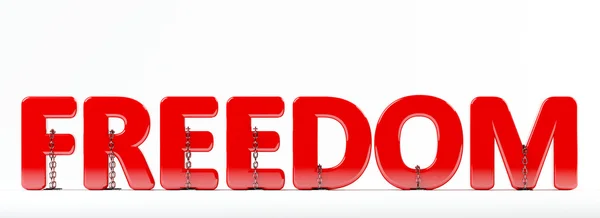 Stock image Freedom in chain