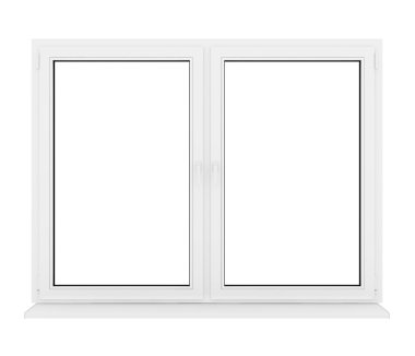 Closed plastic window clipart