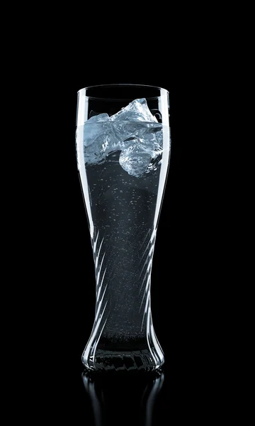 Glas mit Eis — Stockfoto