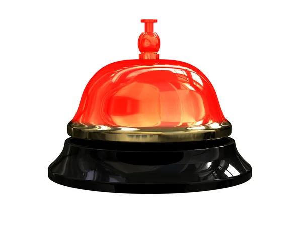 Burning hot reception bell — Stock Photo, Image