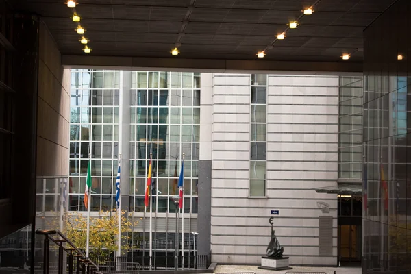 Parlament UE w Brukseli — Zdjęcie stockowe