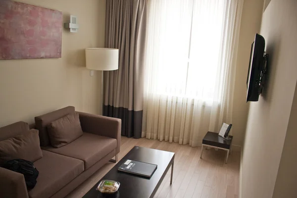 현대 아파트 침실 — 스톡 사진