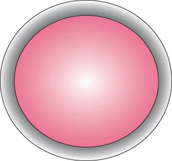 Pink button — Stock Vector