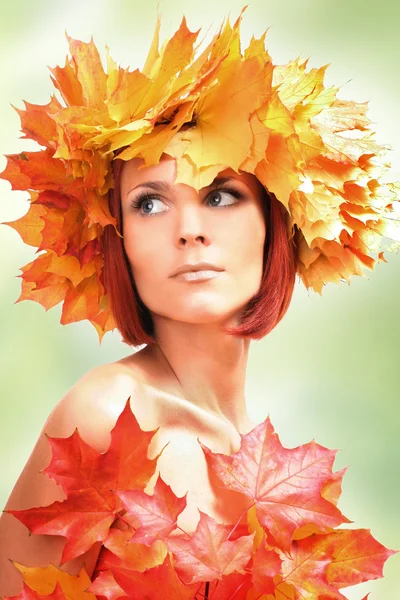 Podzim na zelené — Stock fotografie