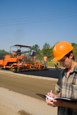 Road works clipart