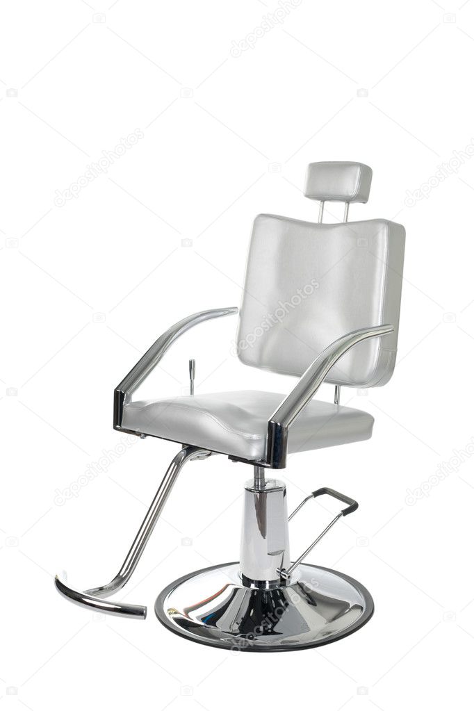 Silver makeup artist chair