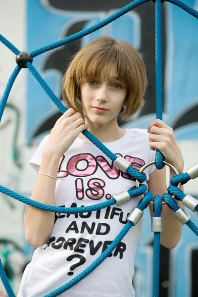 Dospívající dívka — Stock fotografie