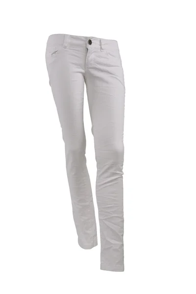 Білих джинсах брюки — стокове фото