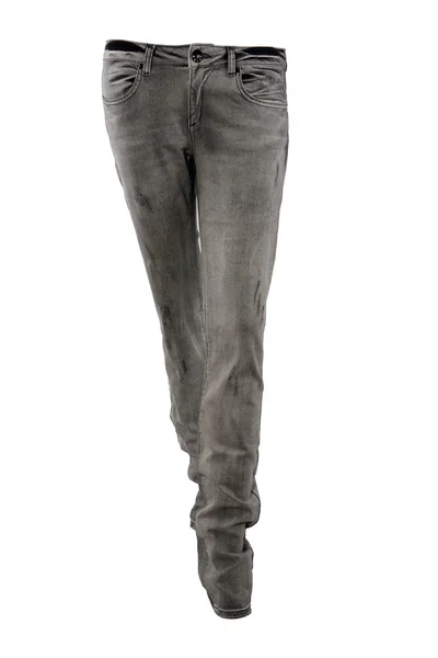 Svarta jeans byxor — Stockfoto