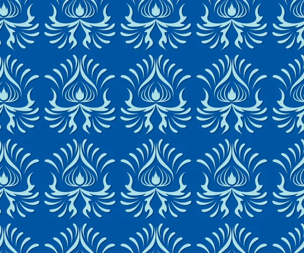 Modèle bleu foncé sans couture vectoriel — Image vectorielle