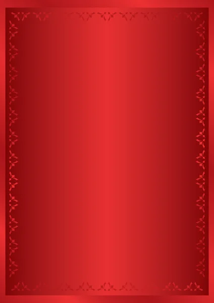 Moldura vetorial vermelha com gradiente vertical — Vetor de Stock
