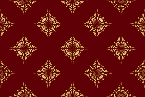 Vector marrón oscuro textura geométrica sin costuras — Archivo Imágenes Vectoriales