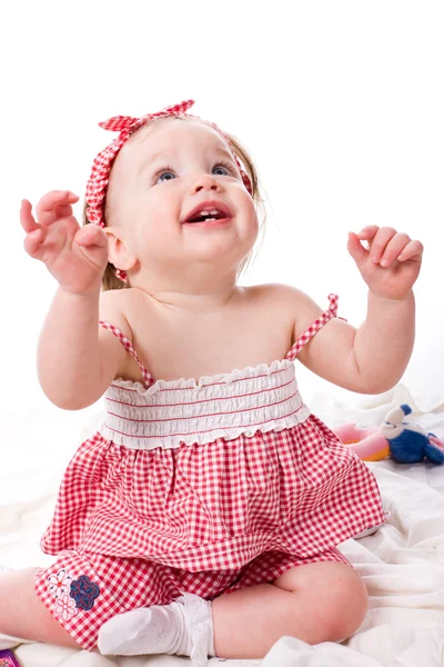 Little happy girl — Stock Photo, Image